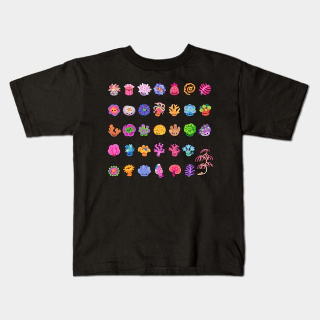 Coral Kids T-Shirt by pikaole